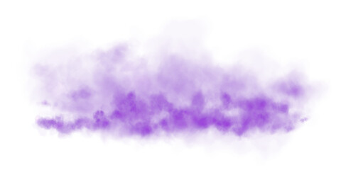 Bright Purple Smoke Cloud Illustration. Fantastic purple smoke. Magic smoke. Smog cloud on podium or stage. Fog vapor over ground or water surface, magic haze. Magic smoke, magic fog, purple steam. PN