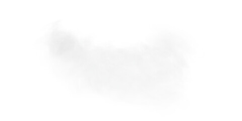 Bright Grey Smoke Cloud Illustration. Fantastic grey smoke. Magic smoke. Smog cloud on podium or stage. Fog vapor over ground or water surface, magic haze. Magic smoke, magic fog, grey steam. PNG.