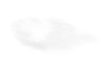 Bright Grey Smoke Cloud Illustration. Fantastic grey smoke. Magic smoke. Smog cloud on podium or stage. Fog vapor over ground or water surface, magic haze. Magic smoke, magic fog, grey steam. PNG.