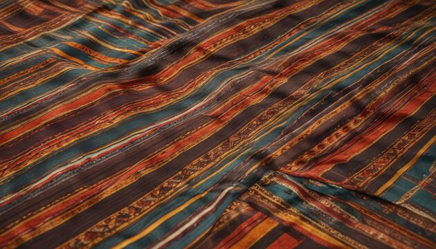 Traditional African striped cotton fabric for making unique clothing or home decor items , fabric, striped, textile