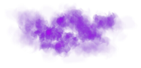 Bright Purple Smoke Cloud Illustration. Fantastic purple smoke. Magic smoke. Smog cloud on podium or stage. Fog vapor over ground or water surface, magic haze. Magic smoke, magic fog, purple steam. PN