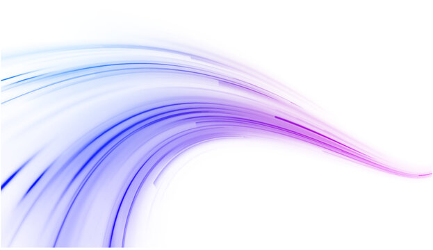 Vector glowing lines air flow effect. Speed connection background. Expressway, car headlight effect. Speed connection vector background. Png, line, blur, beam, ray, abstract, energy, pack, effect.