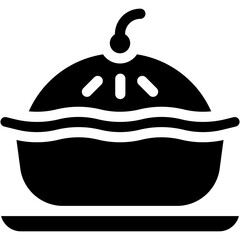 Vector Icon Pie, Cake, Food and Restaurant, Dessert, Bakery