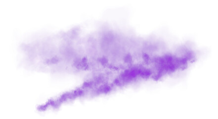 Bright Purple Smoke Cloud Illustration. Fantastic purple smoke. Magic smoke. Smog cloud on podium or stage. Fog vapor over ground or water surface, magic haze. Magic smoke, magic fog, purple steam. PN