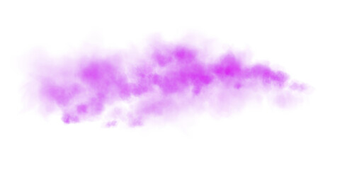 Bright Purple Smoke Cloud Illustration. Fantastic purple smoke. Magic smoke. Smog cloud on podium or stage. Fog vapor over ground or water surface, magic haze. Magic smoke, magic fog, purple steam. PN