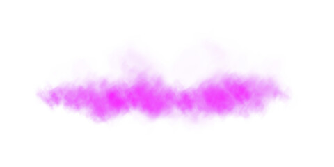Bright Pink Smoke Cloud Illustration. Fantastic pink smoke. Magic smoke. Smog cloud on podium or stage. Fog vapor over ground or water surface, magic haze. Magic smoke, magic fog, pink steam. PNG.
