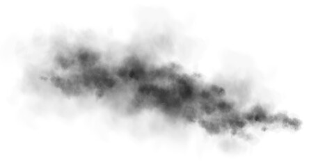 Bright black Smoke Cloud Illustration. Fantastic black smoke. Magic smoke. Smog cloud on podium or stage. Fog vapor over ground or water surface, magic haze. Magic smoke, magic fog, black steam. PNG