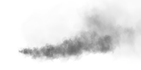Bright black Smoke Cloud Illustration. Fantastic black smoke. Magic smoke. Smog cloud on podium or stage. Fog vapor over ground or water surface, magic haze. Magic smoke, magic fog, black steam. PNG