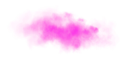 Bright Pink Smoke Cloud Illustration. Fantastic pink smoke. Magic smoke. Smog cloud on podium or stage. Fog vapor over ground or water surface, magic haze. Magic smoke, magic fog, pink steam. PNG.