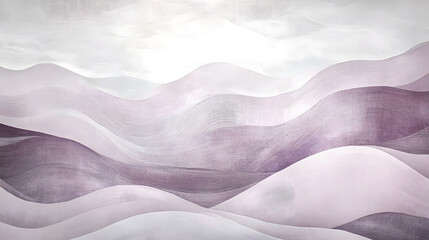 A pastel pink wave design with soft undulating lines and subtle textures for a calming effect.