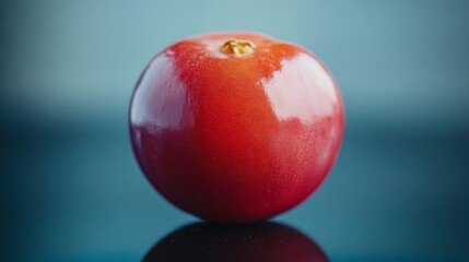 Single Red Cranberry Closeup Macro Photography