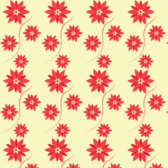 Fototapeta premium seamless floral pattern design with cute background