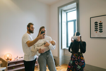 Family Moments Capturing Joyful Times with a Baby, Full of Love, Happiness, and Memories