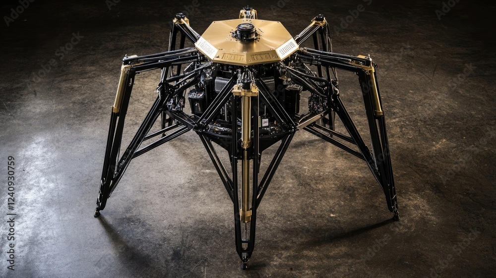 Poster ai-controlled robotic d printing system designing next-generation spacecraft components.
