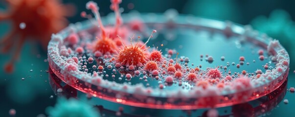 Bacillus subtilis spore formation on agar surface, subtilis, growth