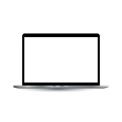 Realistic laptop illustration