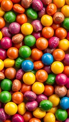 colorful chocolate candies