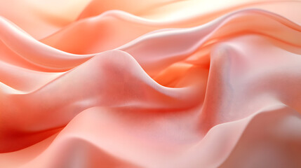 A peach-toned design with soft curves and subtle gradients, offering a serene and soothing visual experience.