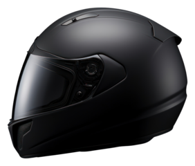 PNG Full face motorcycle helmet black headgear headwear.