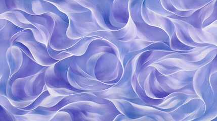 Obraz premium A periwinkle pattern with flowing lines and soft curves, evoking a calming and peaceful atmosphere.