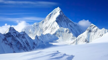 Snow-Capped Mountain Vista