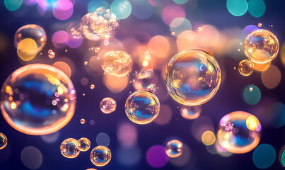 Dynamic water splash, bubbles, ripples, underwater light rays and tranquil ocean views