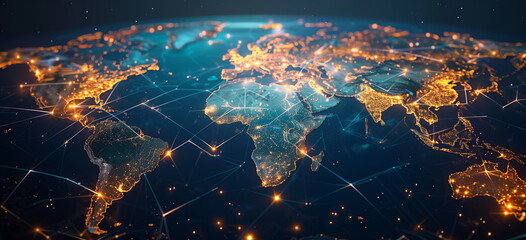 world economics, trade, global geopolitics background. 
