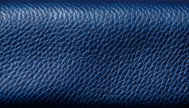 near up of darkish blue lether as a heritage