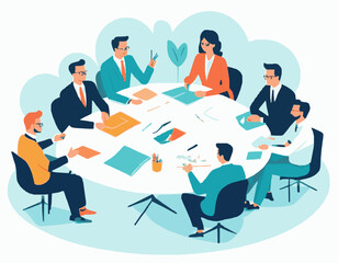 Creative Brainstorming Session with Colleagues