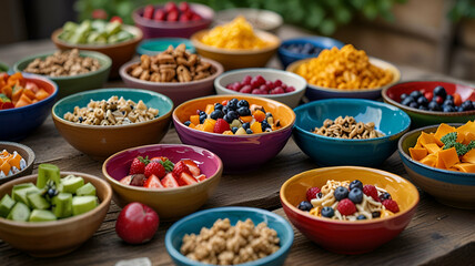 turkish sweets in the market