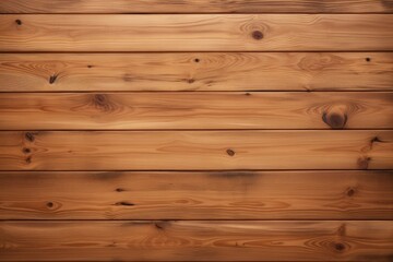 Cedar Wood Background Panel. Hardwood Board Surface with Brown Grain and Knot Pattern