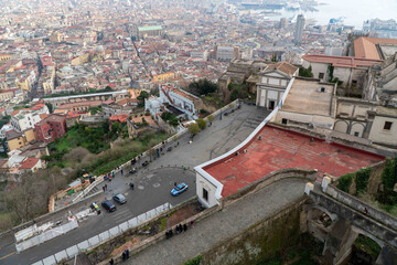 St. Martino terrace and the gulf of Naples