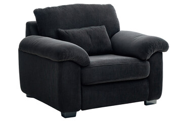 Fototapeta premium leather sofa isolated on white