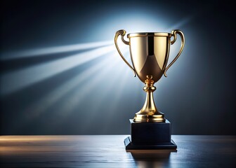 Elegant backdrop, spotlighting the winners.