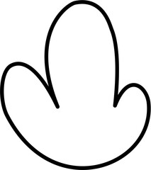 Grass Outline Coloring