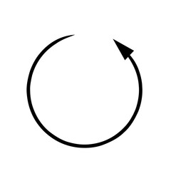 Circle Arrow icon  refresh  reload  circular arrows vector illustration