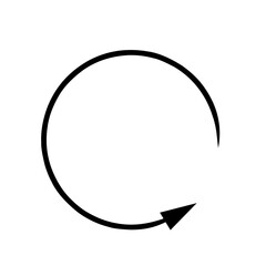 Circle Arrow icon  refresh  reload  circular arrows vector illustration