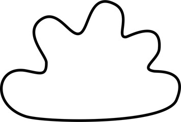 Bush Outline Coloring