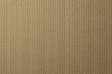 Close Up Of Beige Woven Fabric With Herringbone Pattern And Soft, Plush Texture