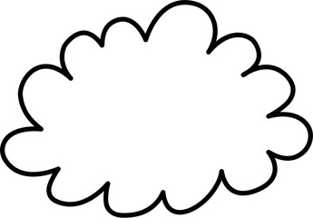 Bush Outline Coloring