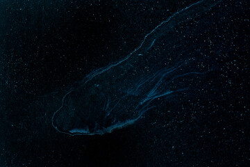 Asstract colorful blue space like art