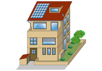 ISO modern residential building