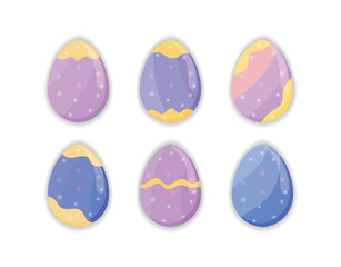 Pastel Polka Dot Easter Eggs