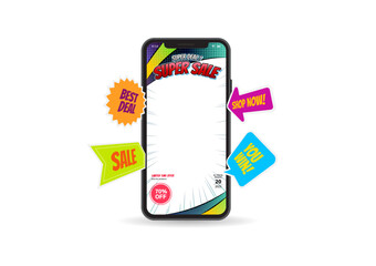 Creative illustrator on mobile promotion designs.