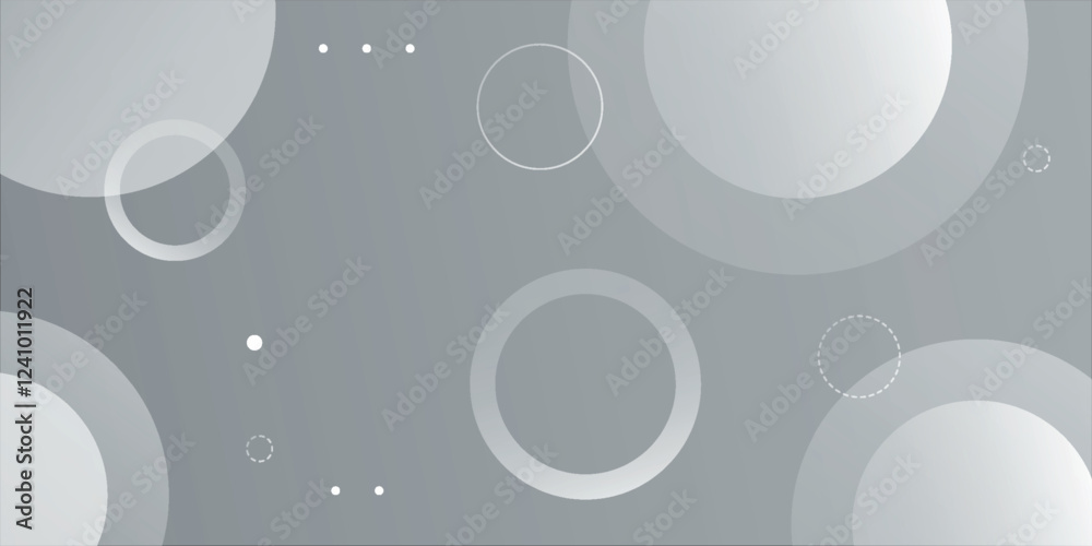 Poster abstract white background with circles. eps10 vector
