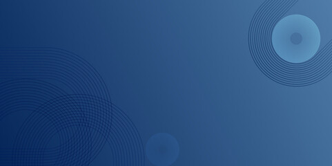 Abstract Soft Blue Background With Circles