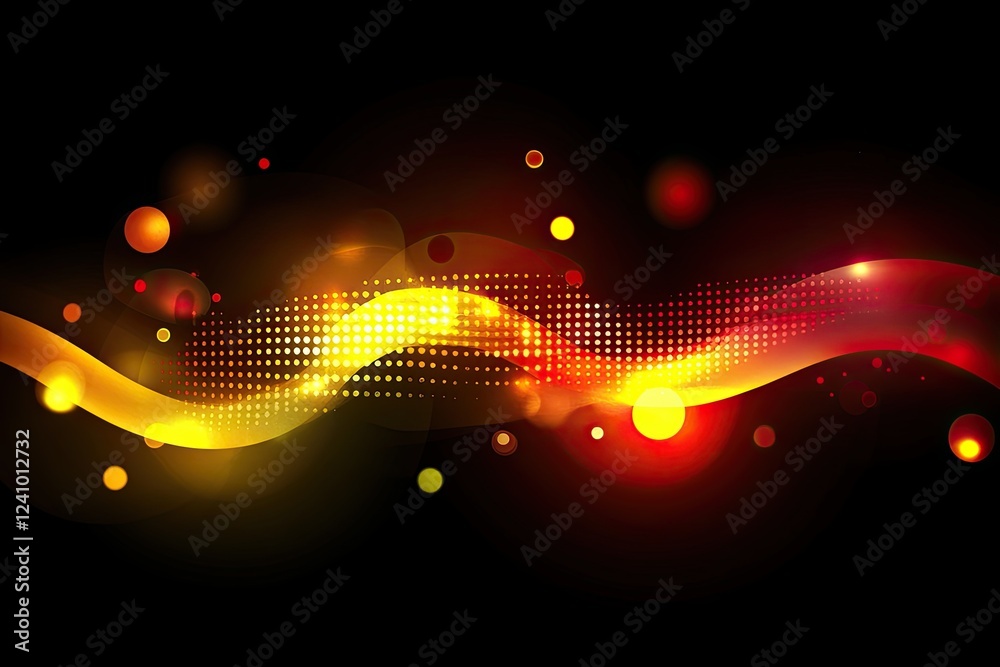 Poster background featuring abstract music. molecular backdrop with dna. network of interconnected dots and