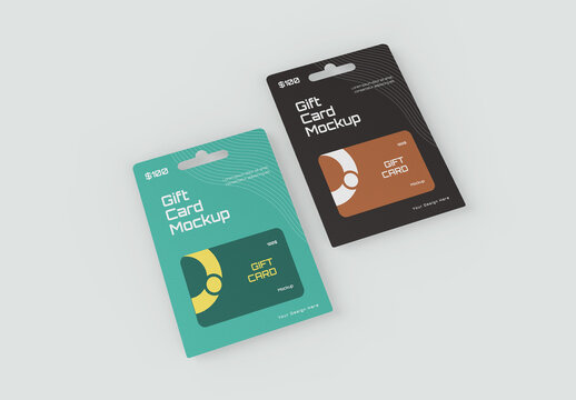 Gift Card Mockup Template
