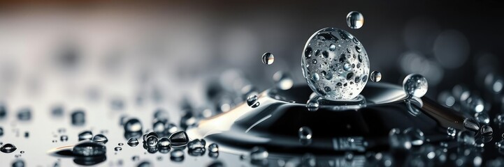 the captivating visuals of salam drops showcase the delicate balance of nature's elements in a stunning display, nature, captivating