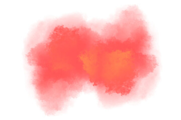 Paint stains on transparent background
